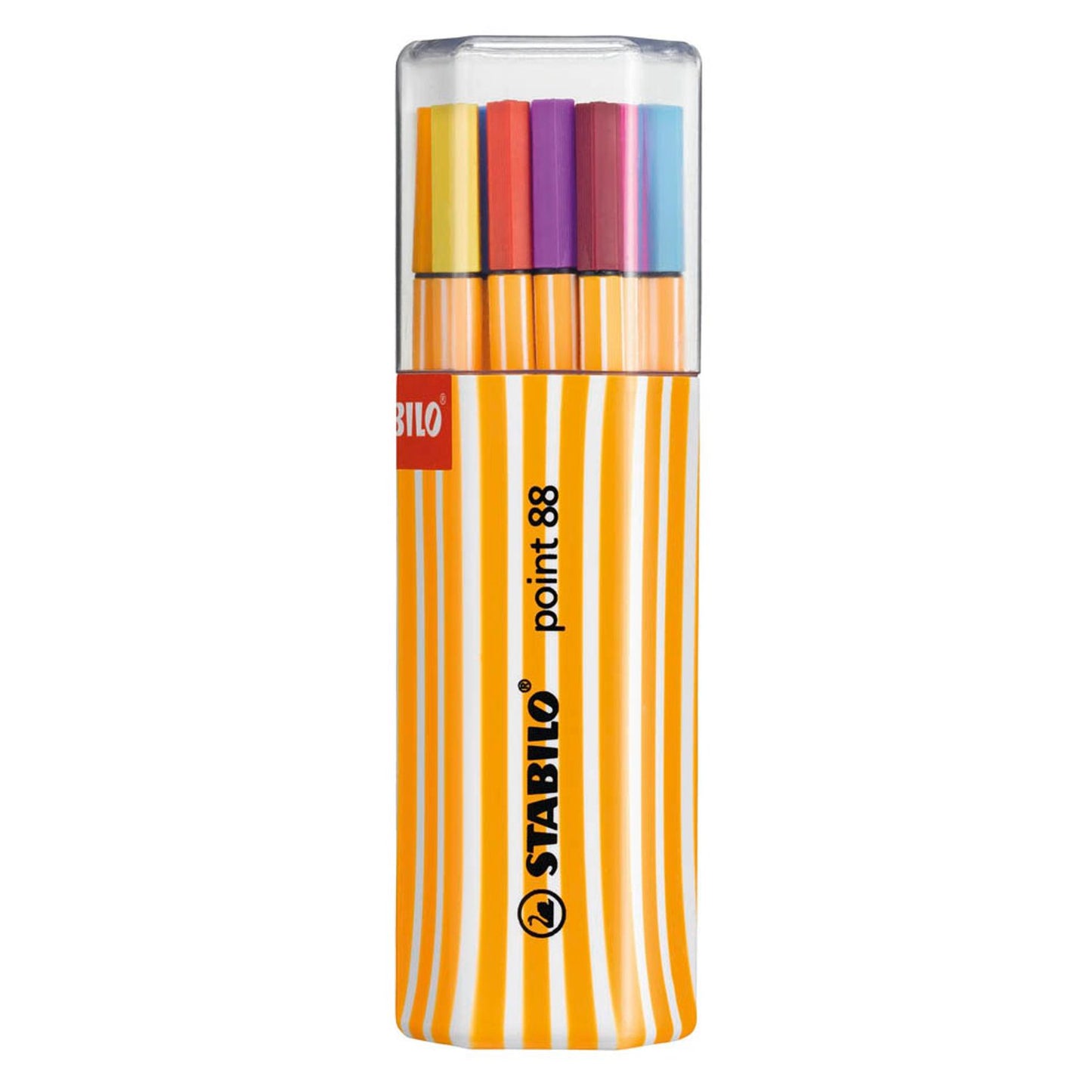 STABILO point 88 Fineliner farbsortiert 0,4 mm | 8820-01 | 1 Pack = 20 St.
