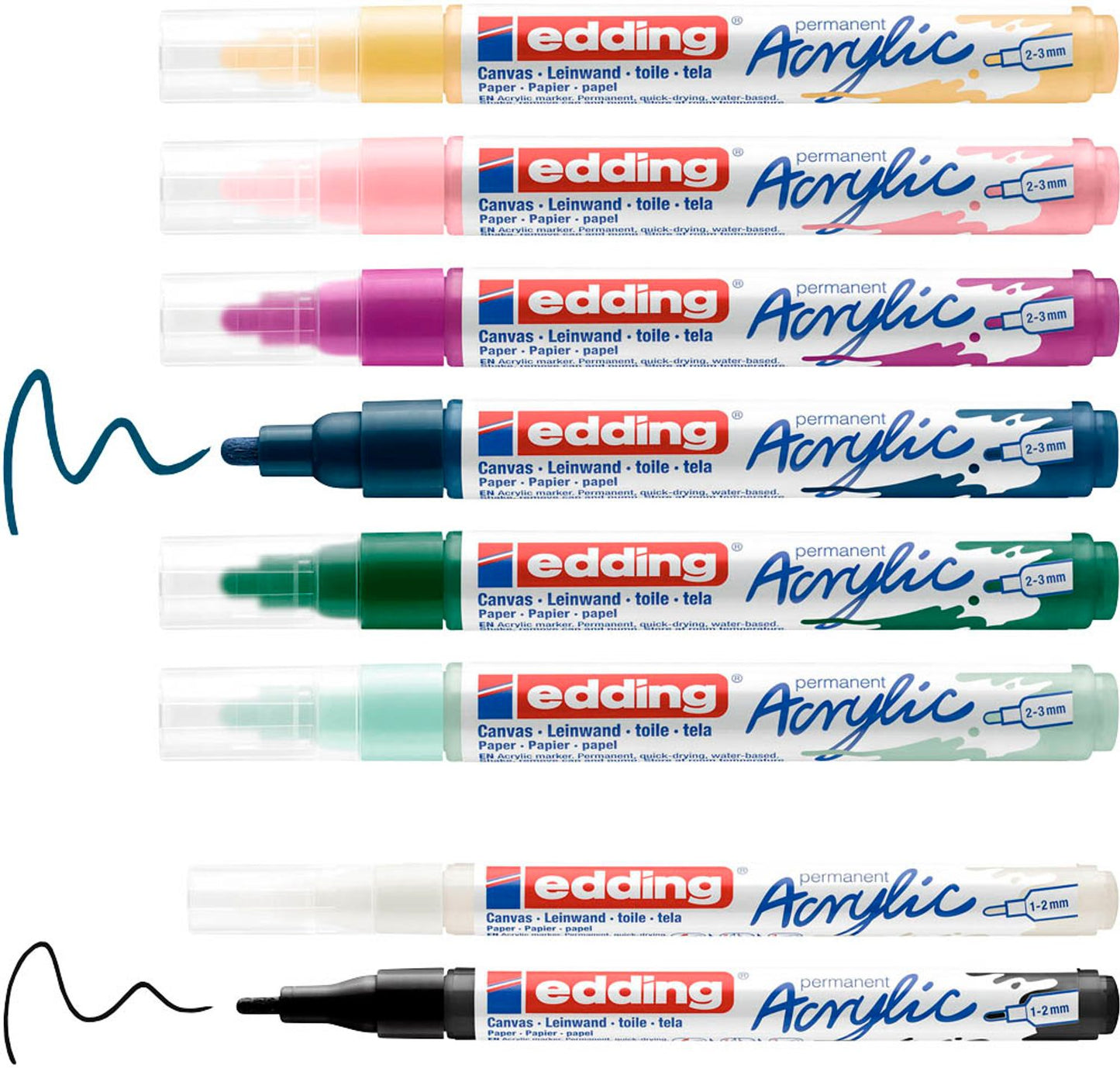 edding Acrylstifte-Set farbsortiert 1 Set