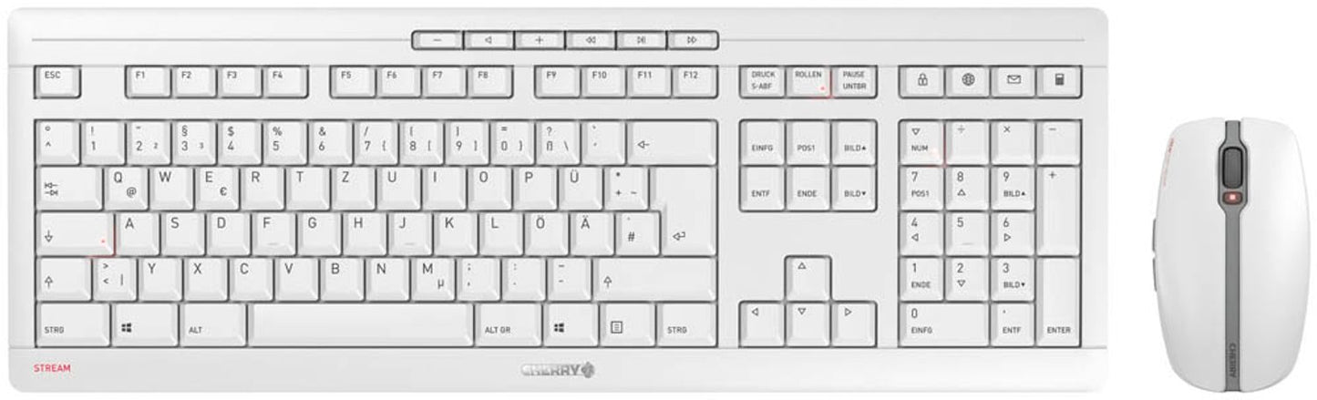 CHERRY STREAM DESKTOP RECHARGE Tastatur-Maus-Set kabellos