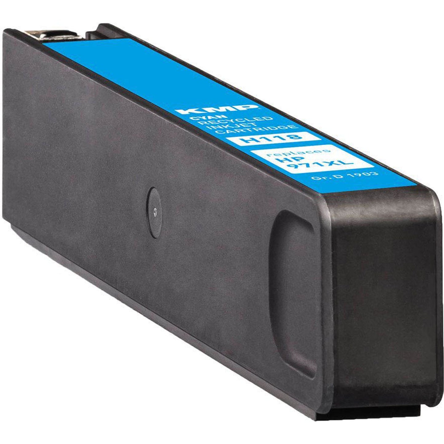 KMP H118 cyan Druckerpatrone kompatibel zu HP 971XL (CN626AE) | 1903,4003