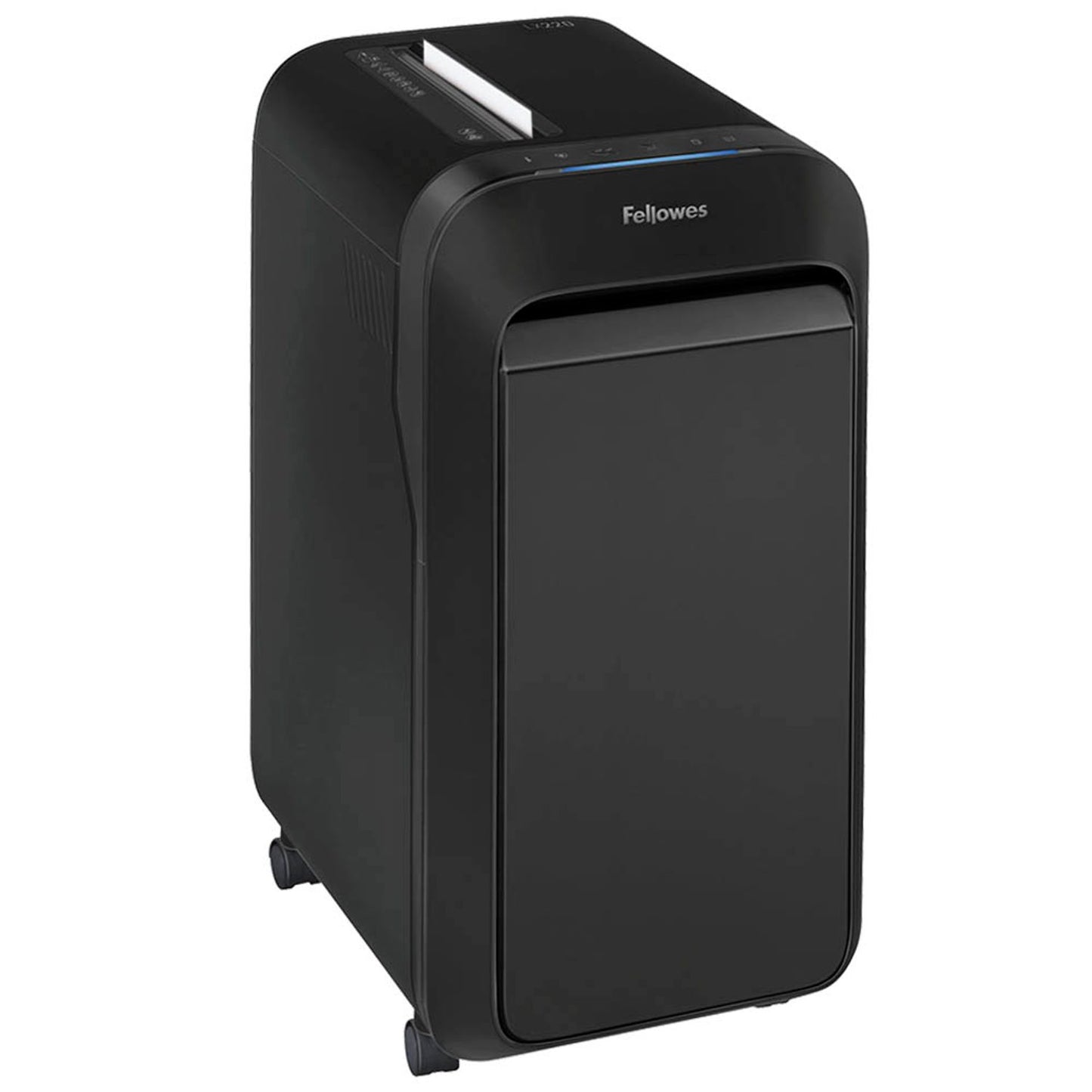 Fellowes AKTION: Powershred LX220 Aktenvernichter mit Partikelschnitt P-4, 4 x 12 mm, bis , schwarz mit CashBack | 5502601