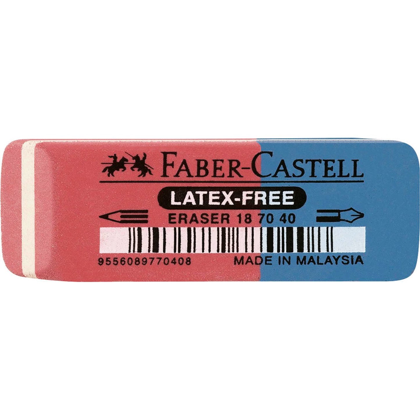 FABER-CASTELL Radiergummis rot/blau | 180667