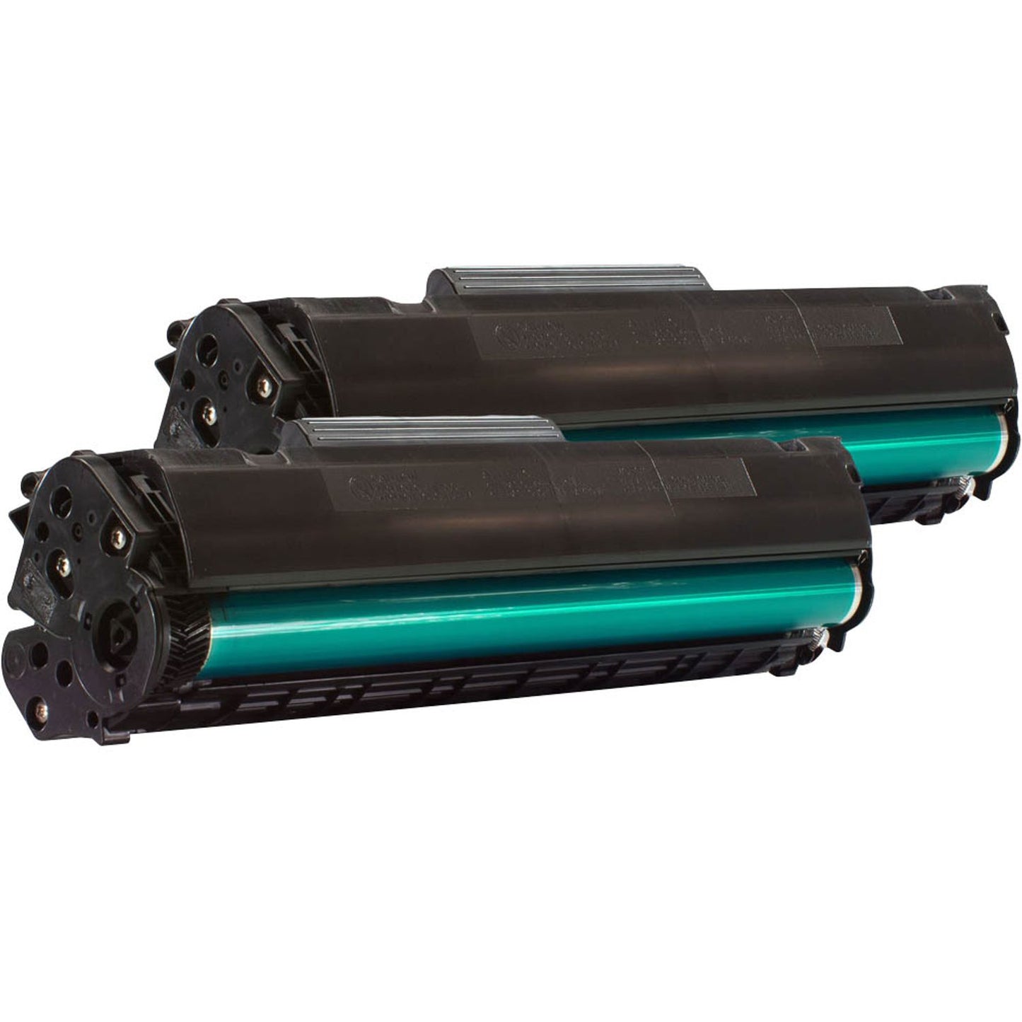 KMP H-T14D schwarz Toner kompatibel zu HP 12A; Canon 703(Q2612AD; 7616A005), 2er-Set | 1114,0021 | 1 Pack = 2 St.