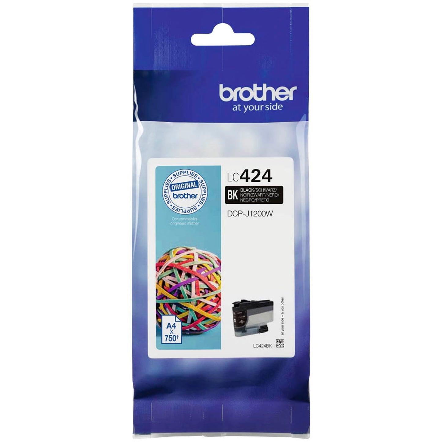 brother LC-424BK schwarz Druckerpatrone | LC424BK