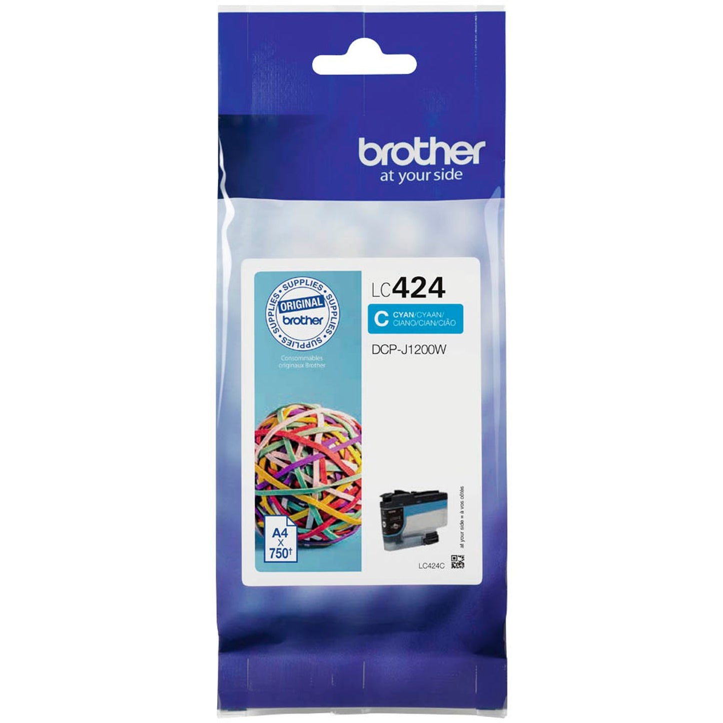 brother LC-424C cyan Druckerpatrone | LC424C