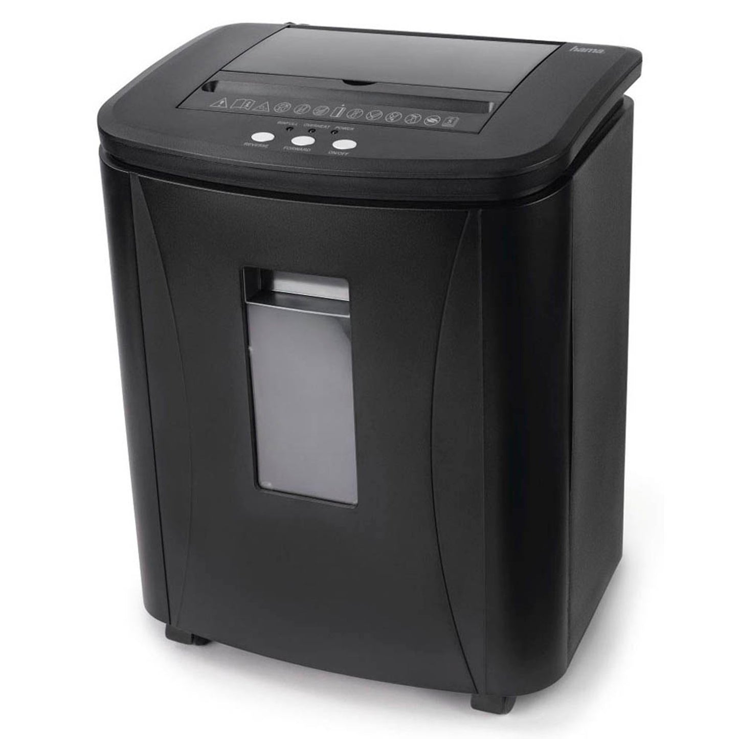 hama Premium AutoM120 Aktenvernichter mit Partikelschnitt P-4, 4 x 20 mm, bis , schwarz | 50547