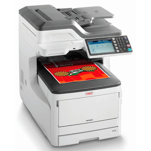 OKI MC883dn 4 in 1 Farblaser-Multifunktionsdrucker weiß | 45850304