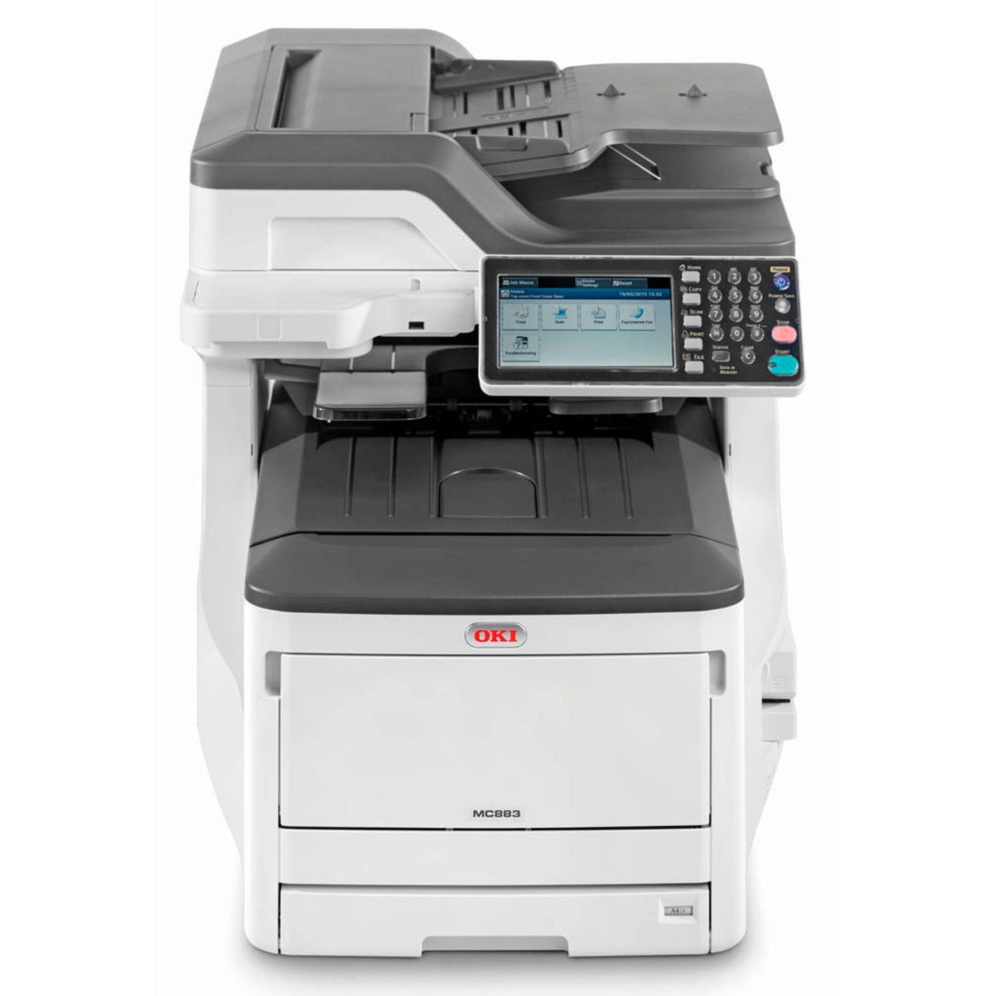 OKI MC883dn 4 in 1 Farblaser-Multifunktionsdrucker weiß | 45850304