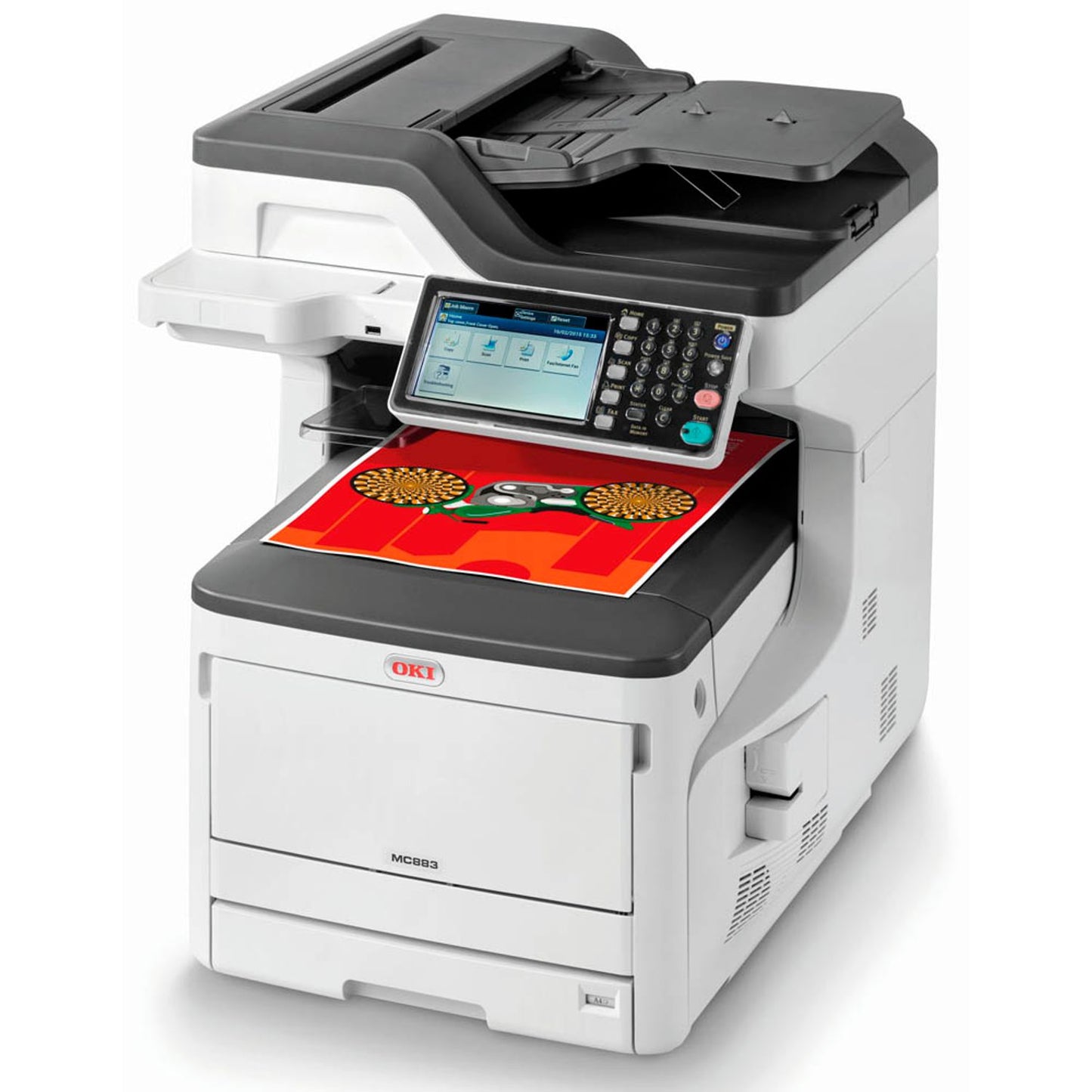 OKI MC883dn 4 in 1 Farblaser-Multifunktionsdrucker weiß | 45850304