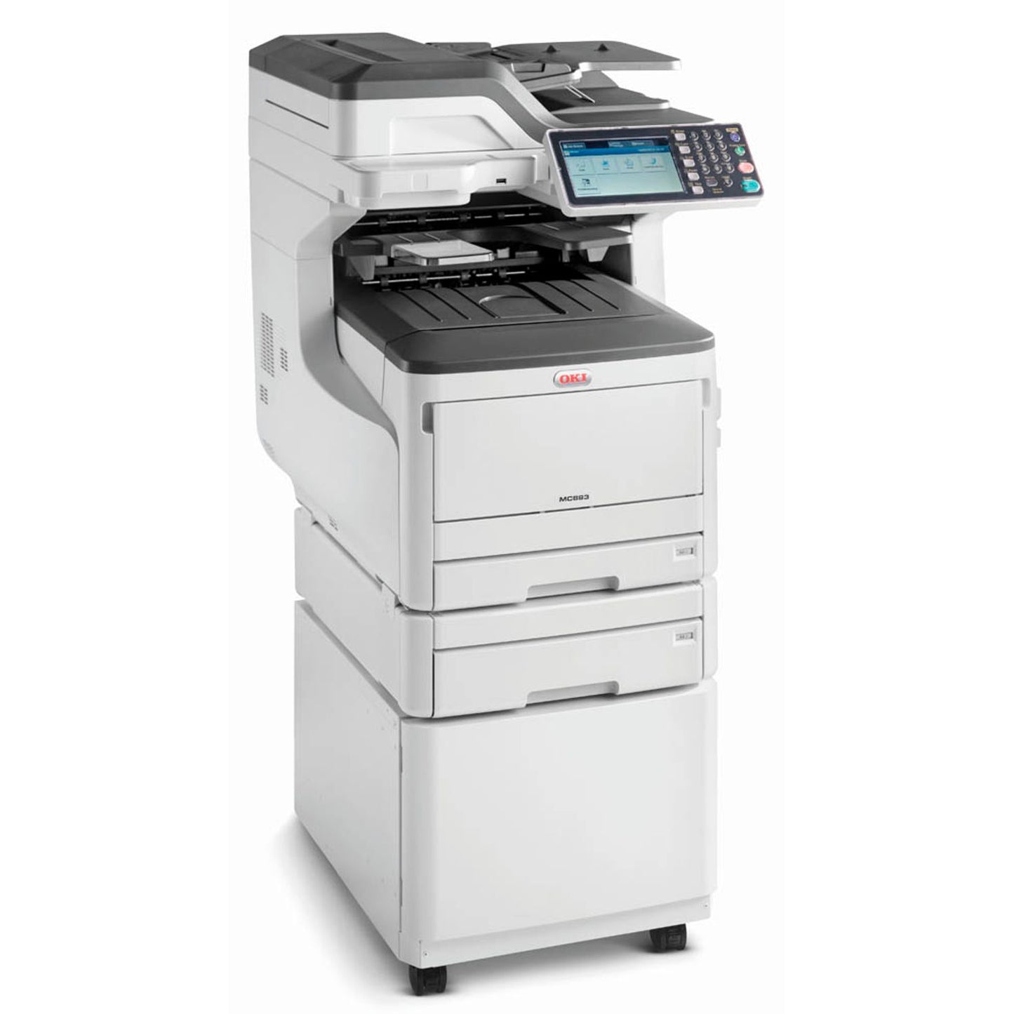 OKI MC883dnct 4 in 1 Farblaser-Multifunktionsdrucker weiß | 9006108