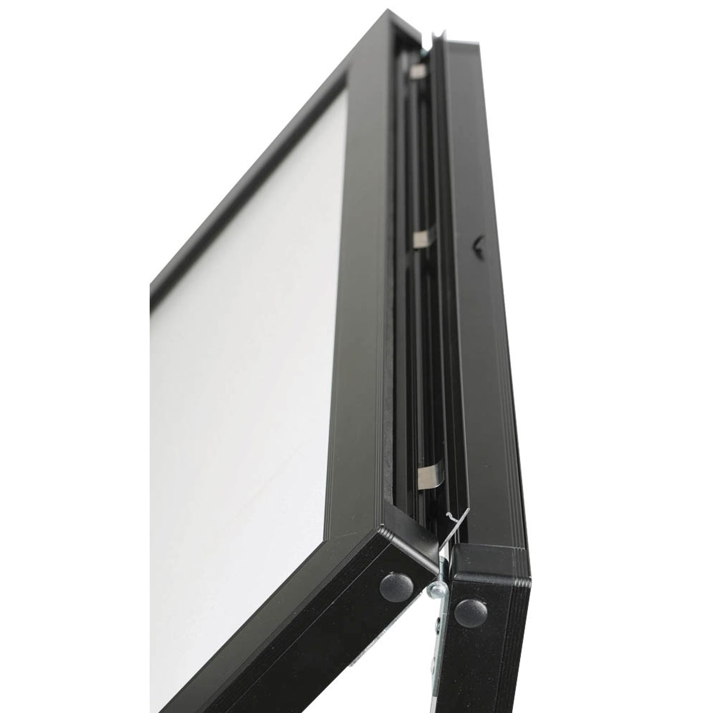 update displays Kundenstopper Slide In schwarz DIN A1 2 Fächer | UABS0B00A1X2000