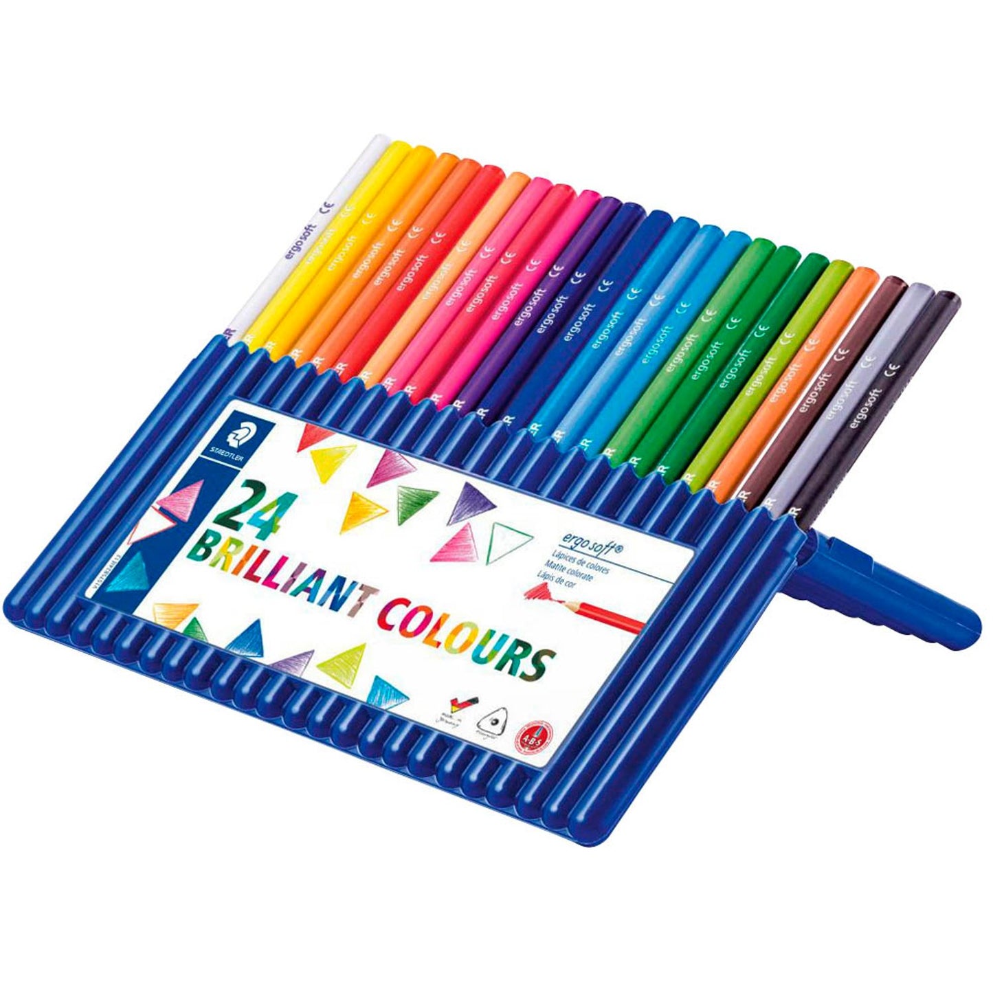 STAEDTLER ergosoft® 157 Buntstifte farbsortiert | 157 SB24 | 1 Pack = 24 St.