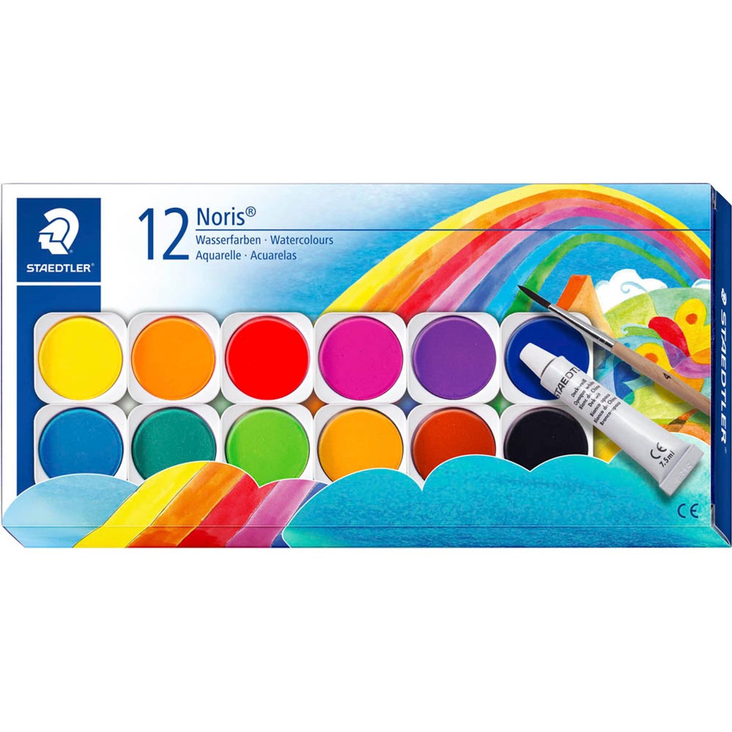 STAEDTLER Wasserfarbkasten 12 Farben | 888 NC12