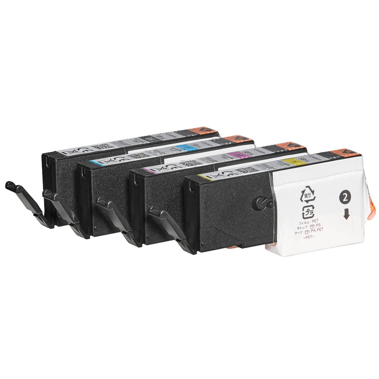 Canon CLI-581XL BK/C/M/Y schwarz, cyan, magenta, gelb Druckerpatronen + Fotopapier, 4er-Set | 2052C006 | 1 Set = 4 St.