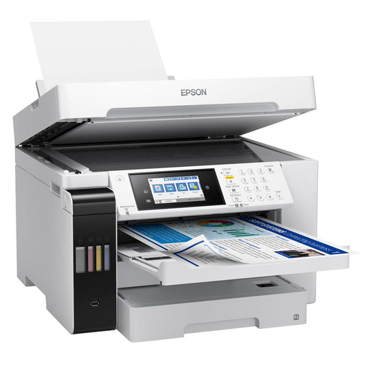 EPSON EcoTank Pro ET-16680 4 in 1 Tintenstrahl-Multifunktionsdrucker grau | C11CH71405