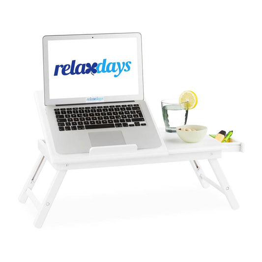 relaxdays Notebook-Betttablett weiß | 10023254_0
