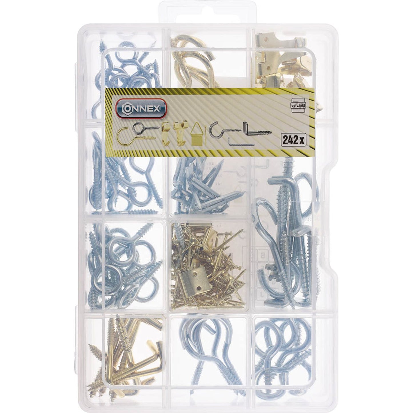 CONNEX Haken- und Ösen-Sortiment 242-teilig | DP8500110