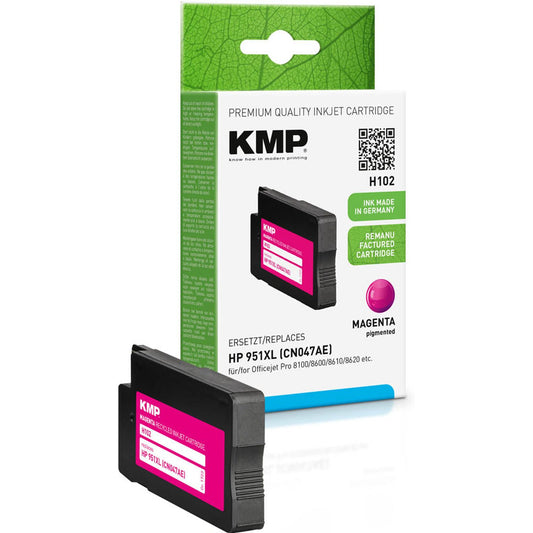 KMP H102 magenta Druckerpatrone kompatibel zu HP 951XL (CN047AE) | 1723,4006