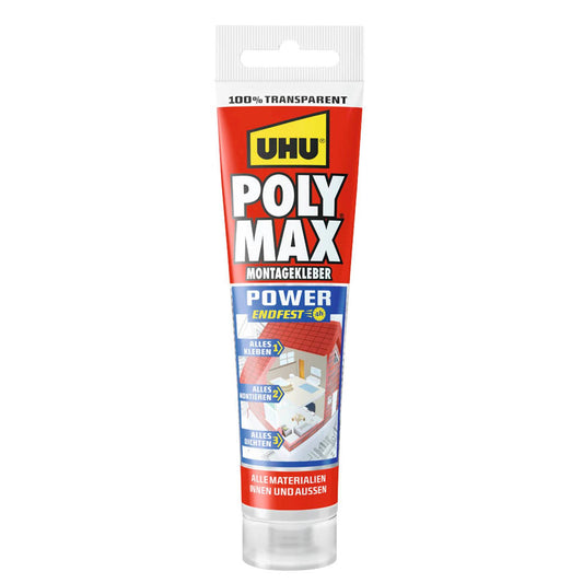 UHU POLY MAX POWER Montagekleber 115,0 g | 47845