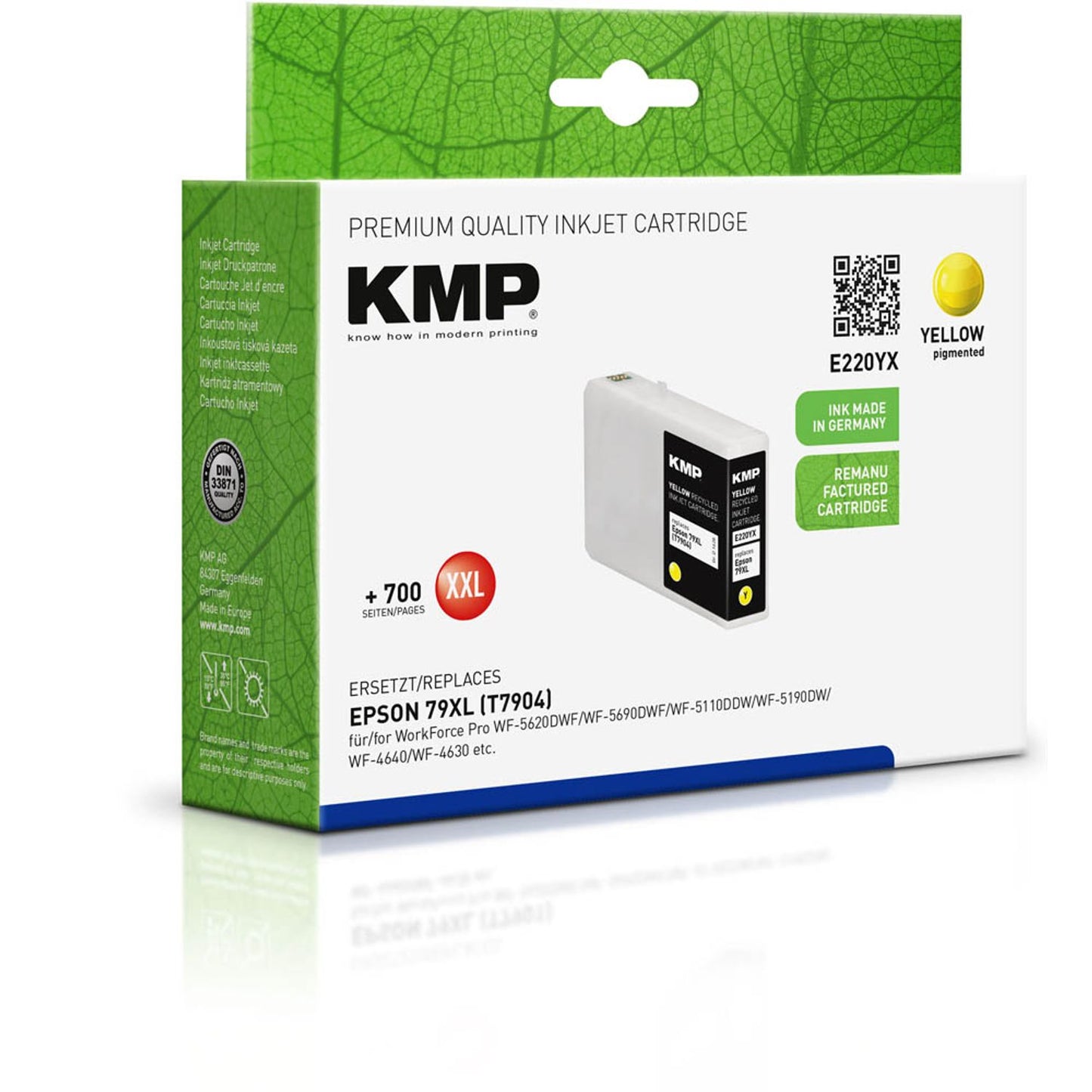 KMP E220YX gelb Druckerpatrone kompatibel zu EPSON T7904XL | 1628,4009