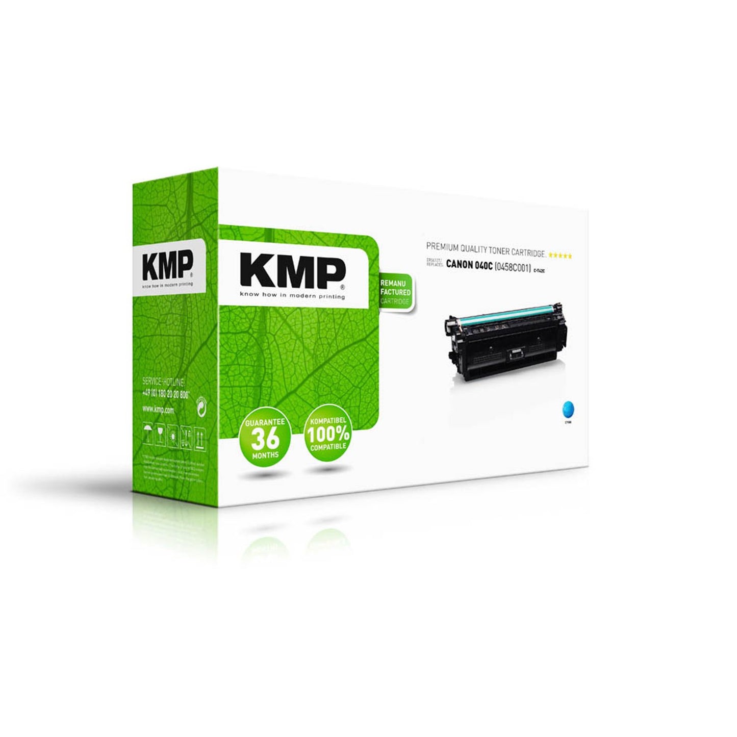 KMP C-T42C cyan Toner kompatibel zu Canon 040C | 3608,0003