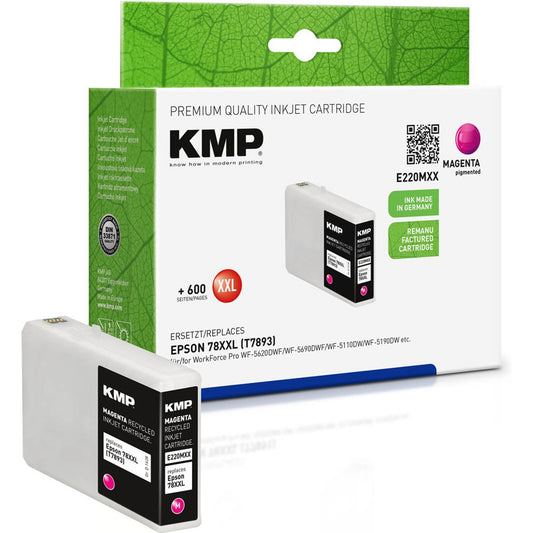 KMP E220MXX magenta Druckerpatrone kompatibel zu EPSON T7893XXL | 1628,4206