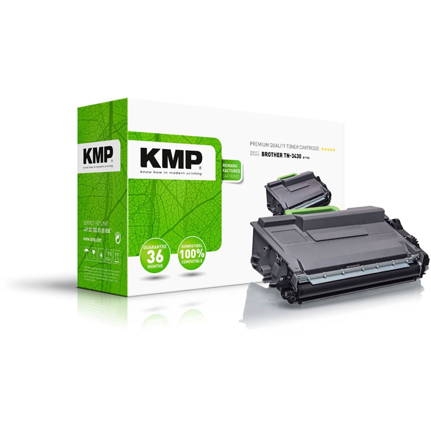 KMP B-T103 schwarz Toner kompatibel zu brother TN-3430 | 1263,2000