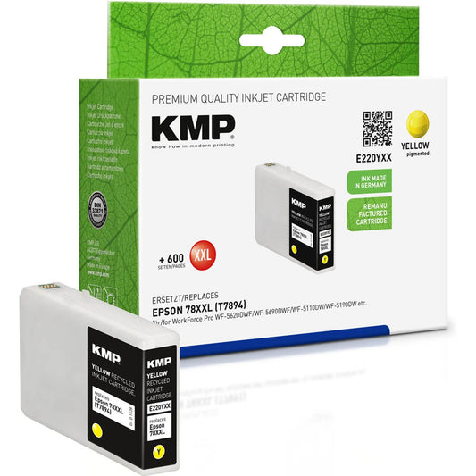 KMP E220YXX gelb Druckerpatrone kompatibel zu EPSON T7894XXL | 1628,4209