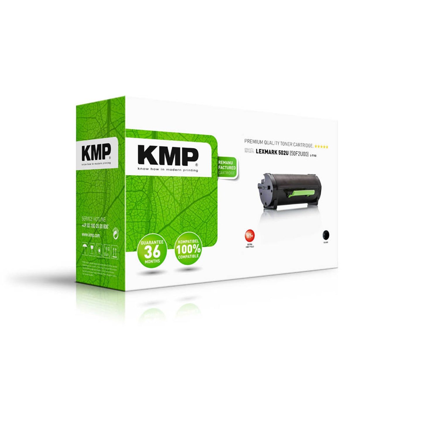 KMP L-T113 schwarz Toner kompatibel zu LEXMARK 50F2U00 | 1396,3700
