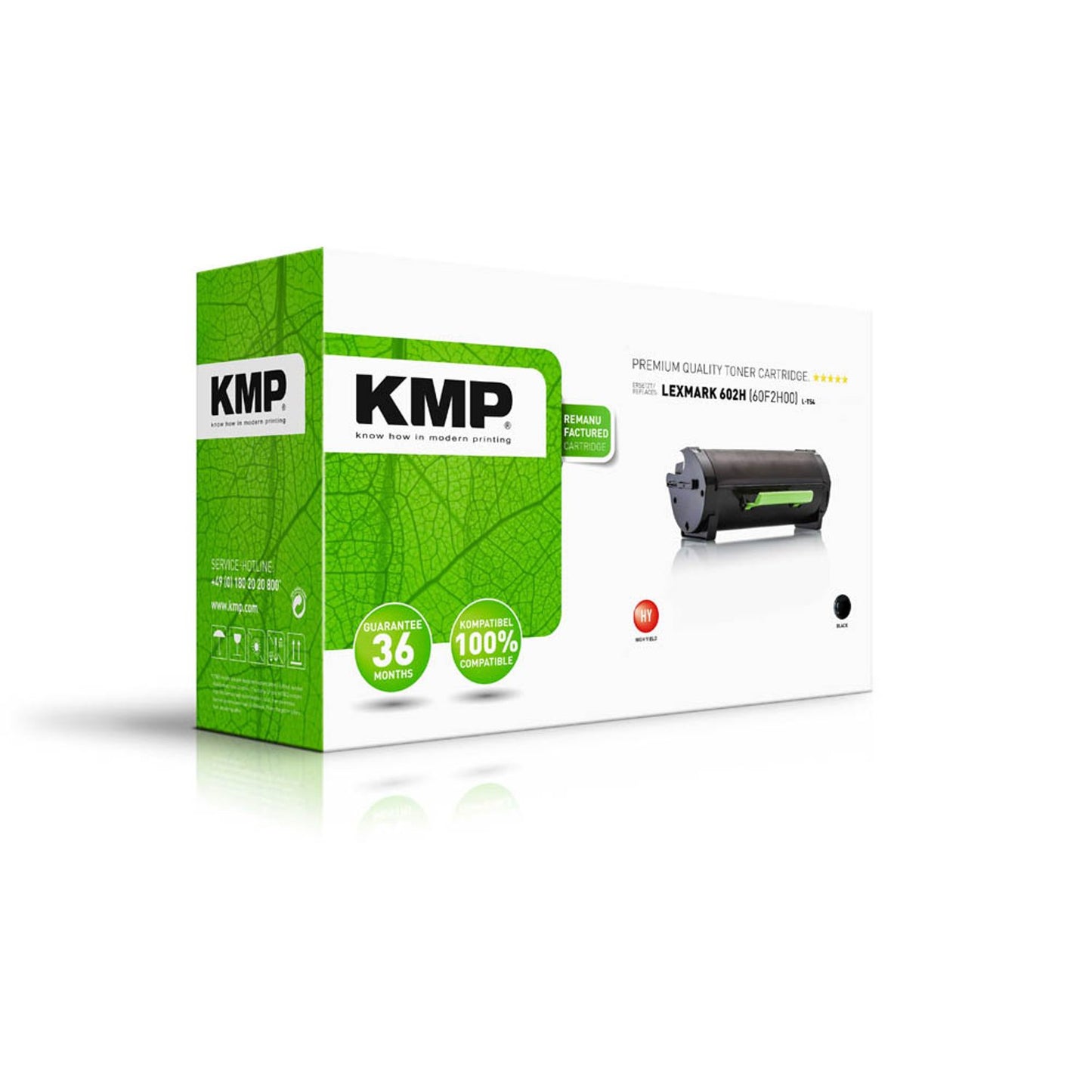 KMP L-T54 schwarz Toner kompatibel zu LEXMARK 60F2H00 | 1395,3000