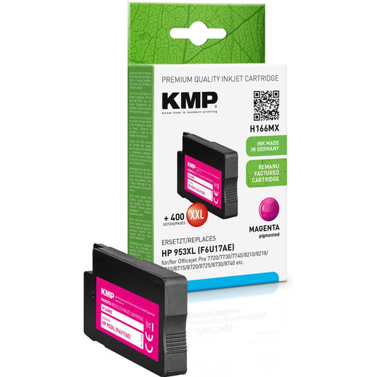 KMP H166MX magenta Druckerpatrone kompatibel zu HP 953XL (F6U17AE) | 1748,4006