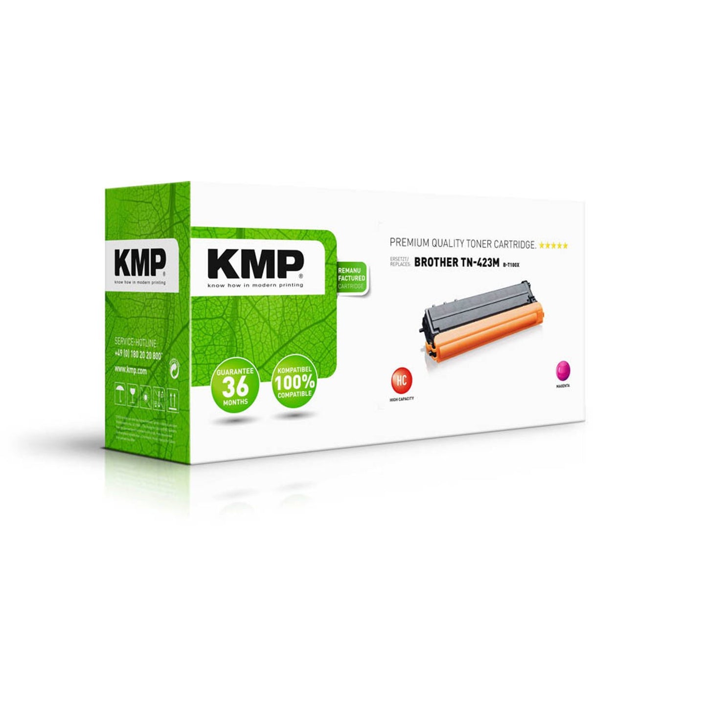 KMP B-T100X magenta Toner kompatibel zu brother TN-423M | 1265,3006