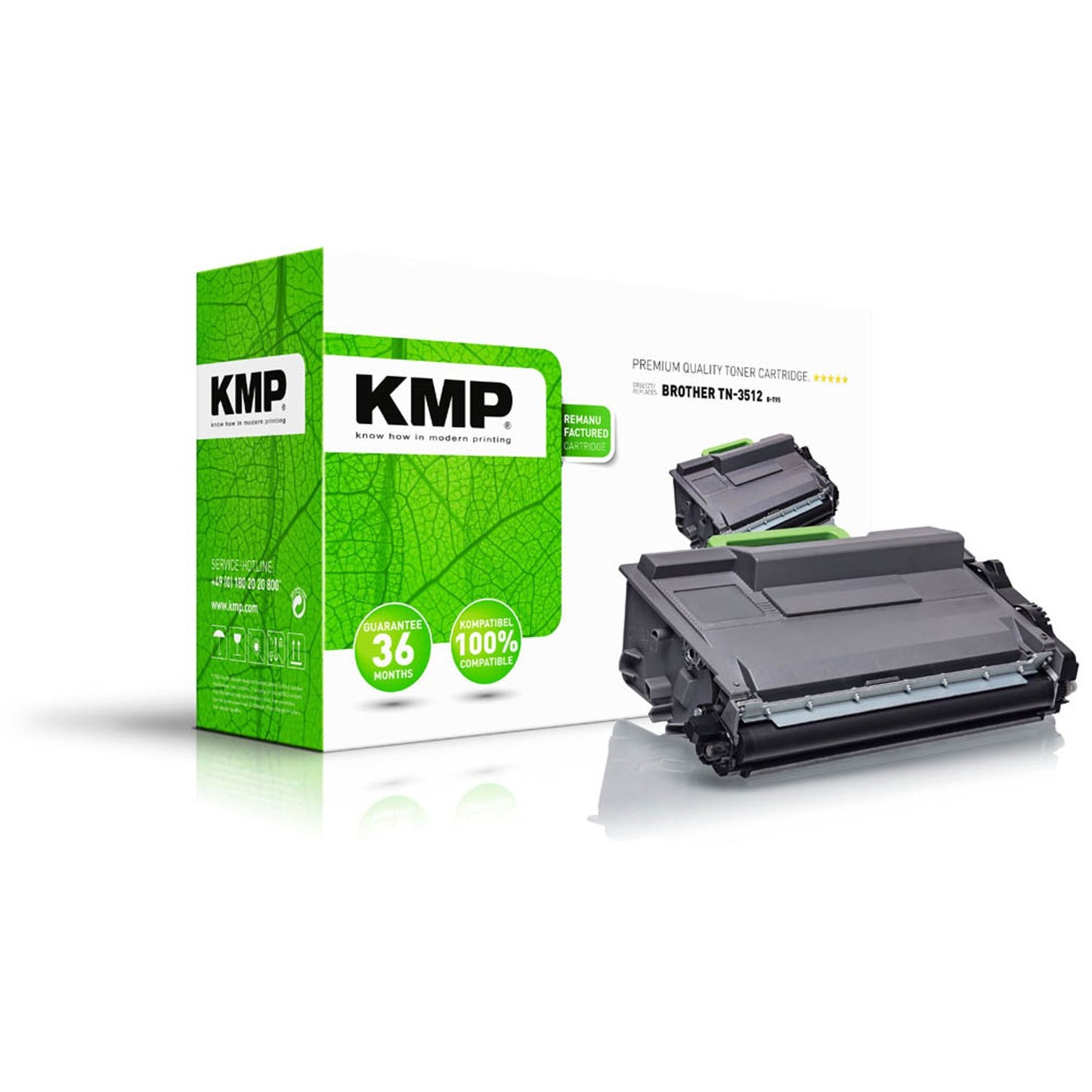 KMP B-T95 schwarz Toner kompatibel zu brother TN-3512 | 1263,3000