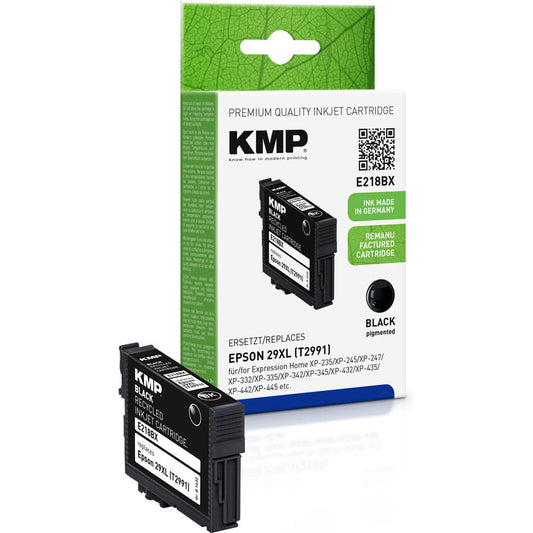 KMP E218BX schwarz Druckerpatrone kompatibel zu EPSON T2991XL | 1632,4001