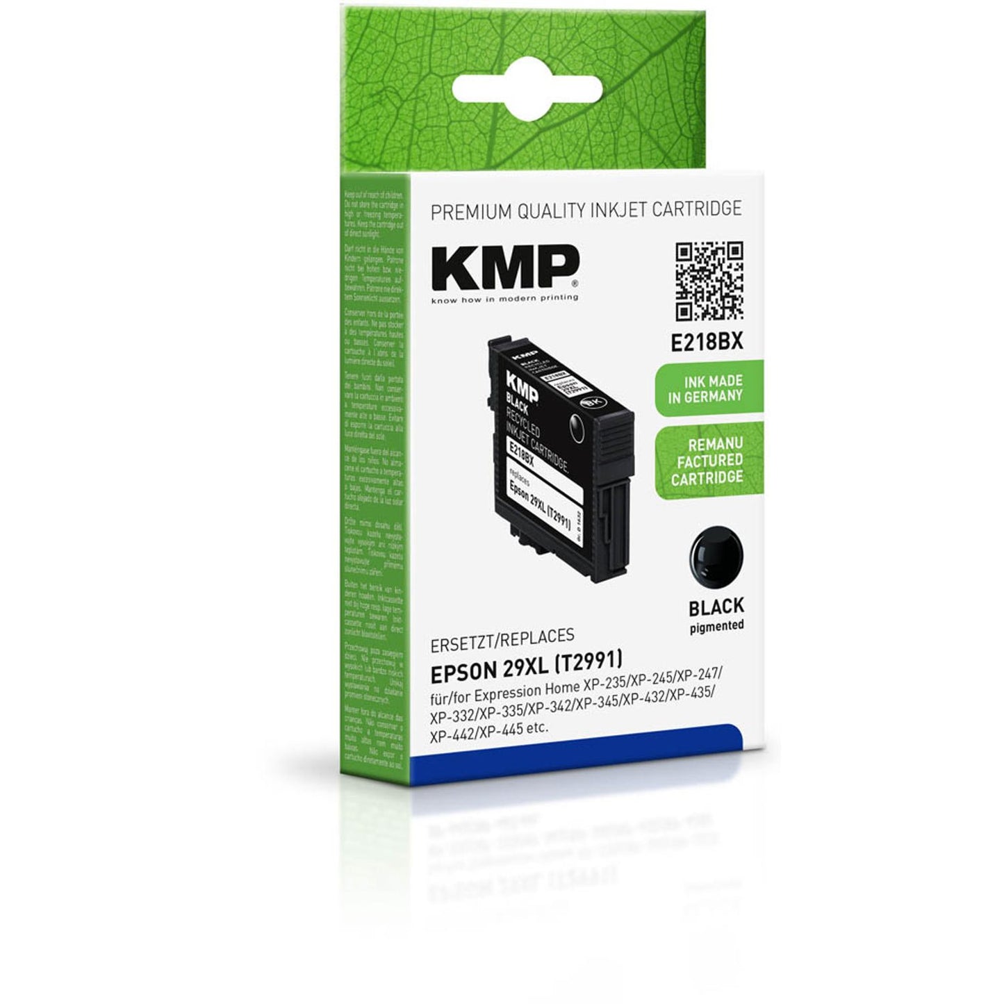 KMP E218BX schwarz Druckerpatrone kompatibel zu EPSON T2991XL | 1632,4001