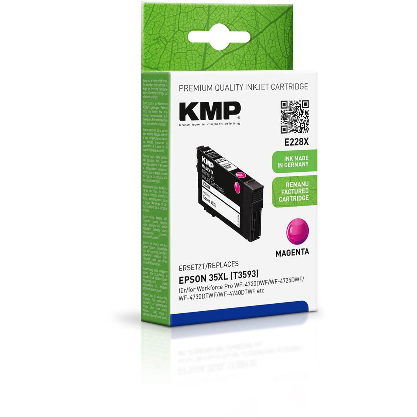 KMP E228X magenta Druckerpatrone kompatibel zu EPSON 35XL / T3593XL | 1638,4006