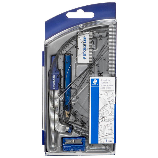 STAEDTLER Lineal-Set transparent | 550 60 S8 | 1 Set = 6 Set