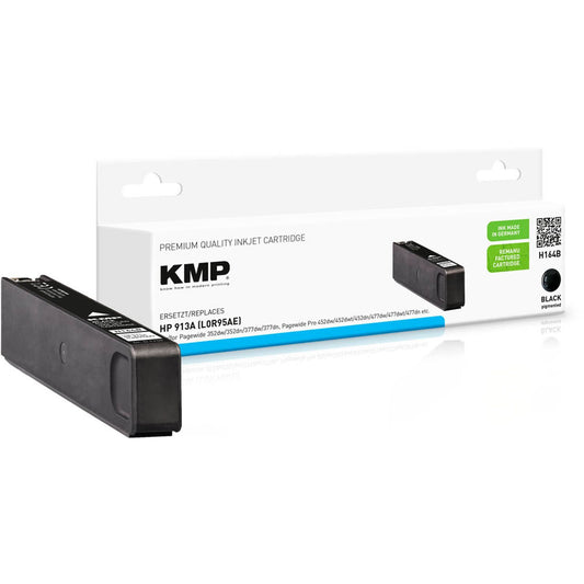 KMP H164B schwarz Druckerpatrone kompatibel zu HP 913A (L0R95AE) | 1750,4001