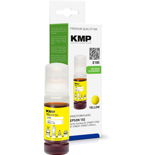 KMP E185 gelb Tintenflasche kompatibel zu EPSON 102/T03R44 | 1642,0009