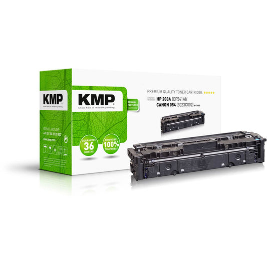 KMP H-T246C cyan Toner kompatibel zu HP 203A; Canon 054(CF541A; 3023C002) | 2549,0003