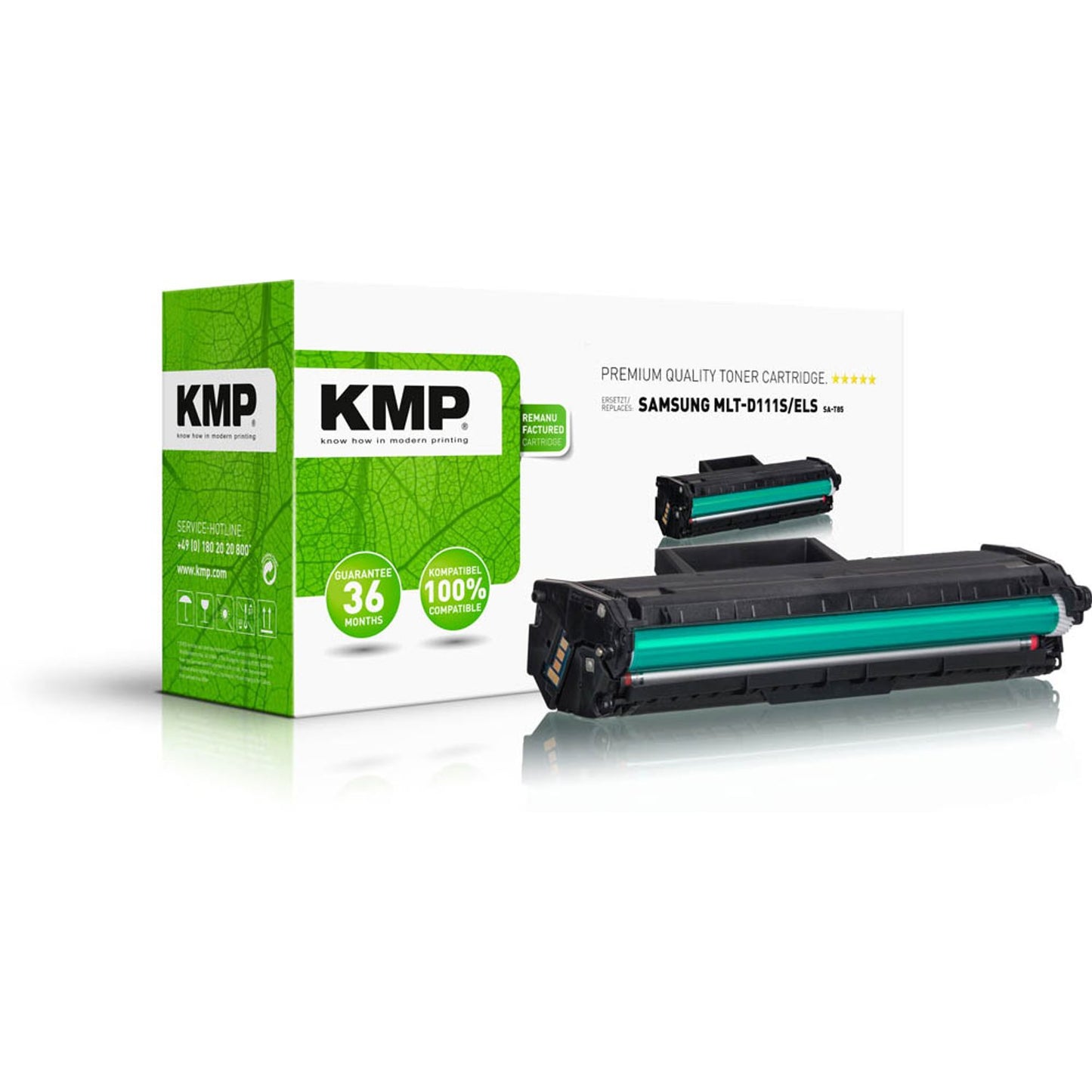 KMP SA-T85 schwarz Toner kompatibel zu SAMSUNG MLT-D111S (SU810A) | 3518,0000