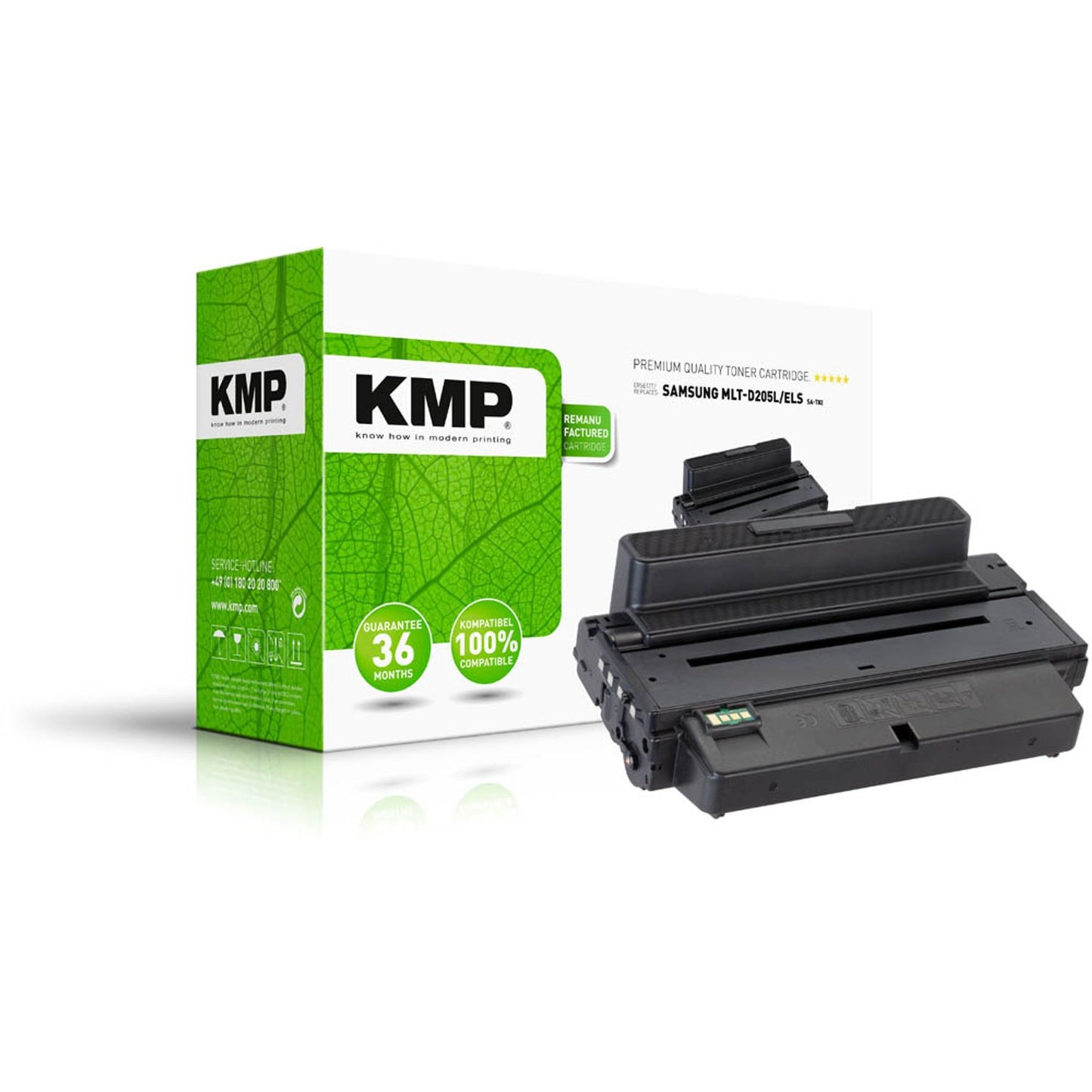 KMP SA-T82 schwarz Toner kompatibel zu SAMSUNG MLT-D205L (SU963A) | 3508,3200