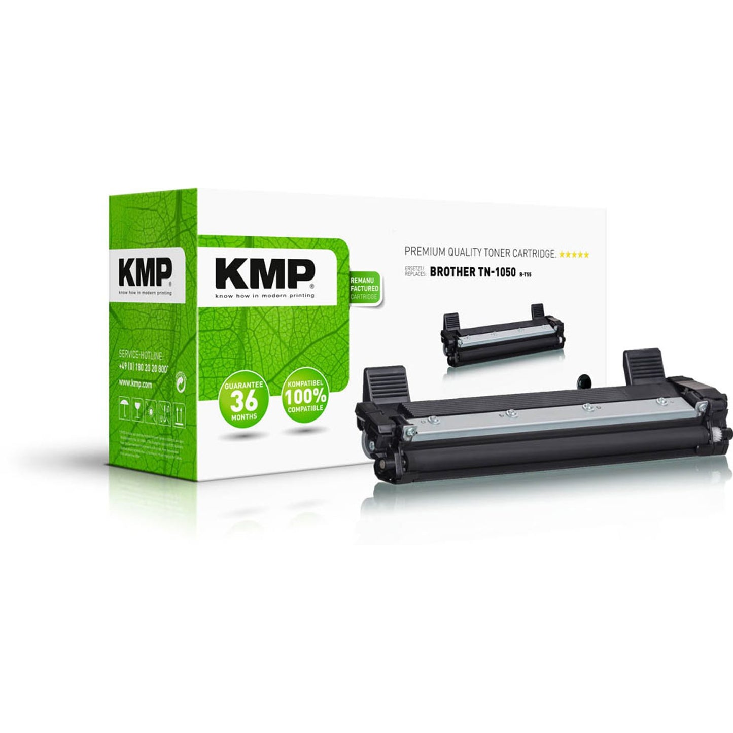 KMP B-T55 schwarz Toner kompatibel zu brother TN-1050 | 1260,0000