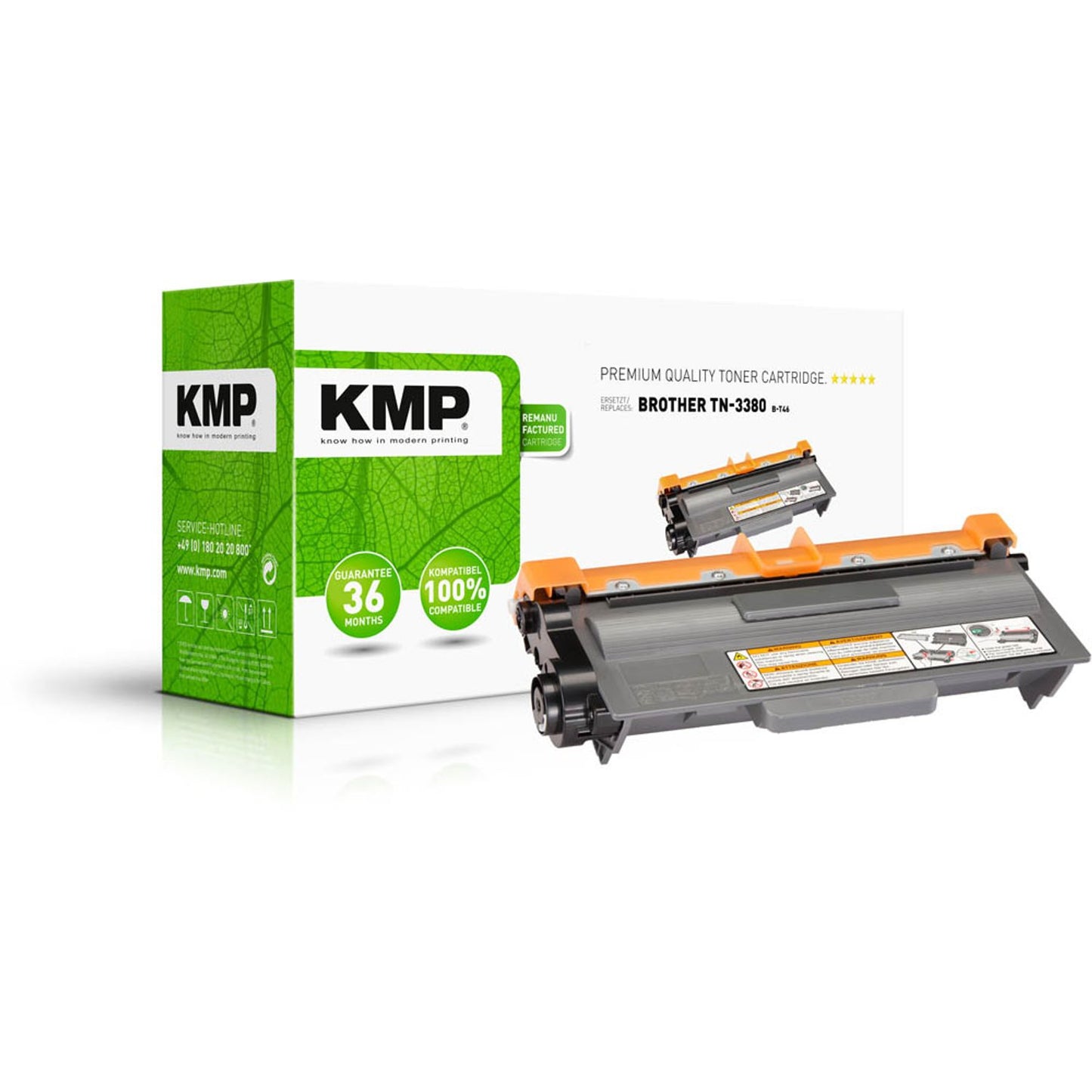 KMP B-T46 schwarz Toner kompatibel zu brother TN-3380 | 1258,3000