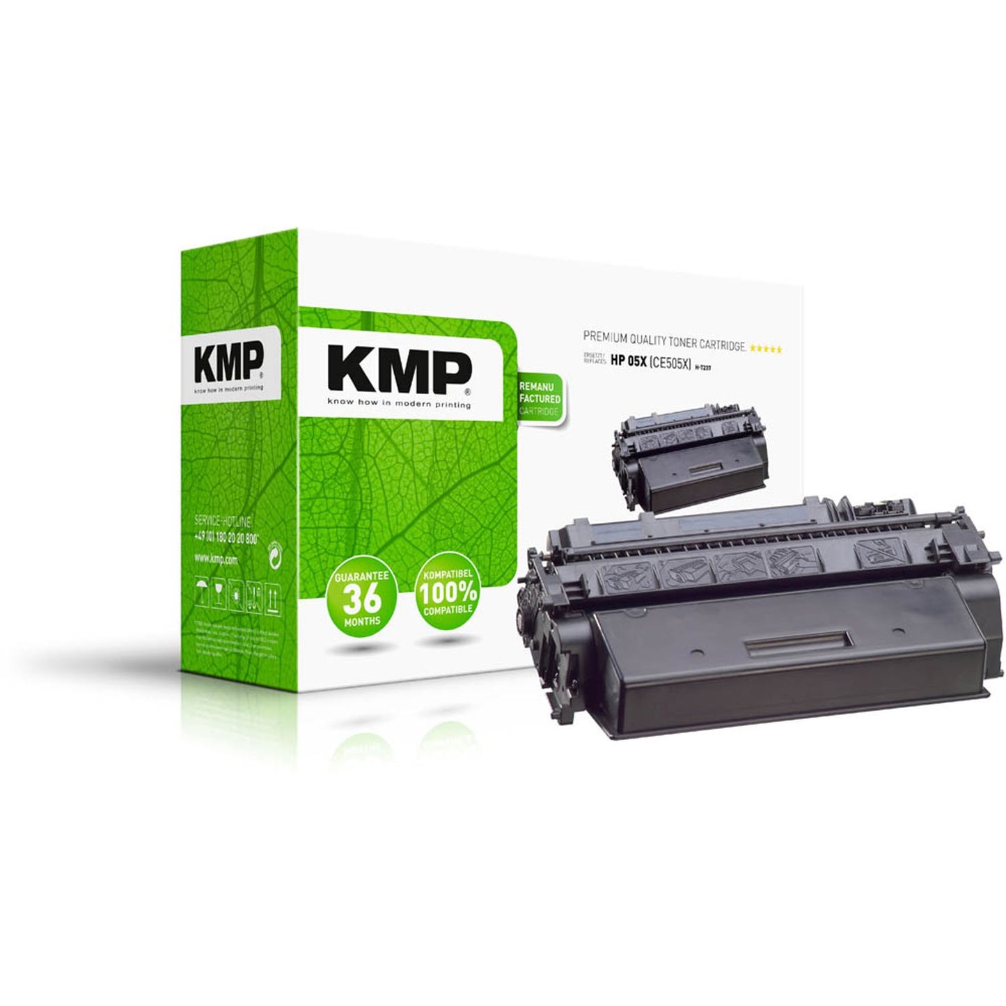 KMP H-T237 schwarz Toner kompatibel zu HP 05XXL (CE505X) | 1217,8500