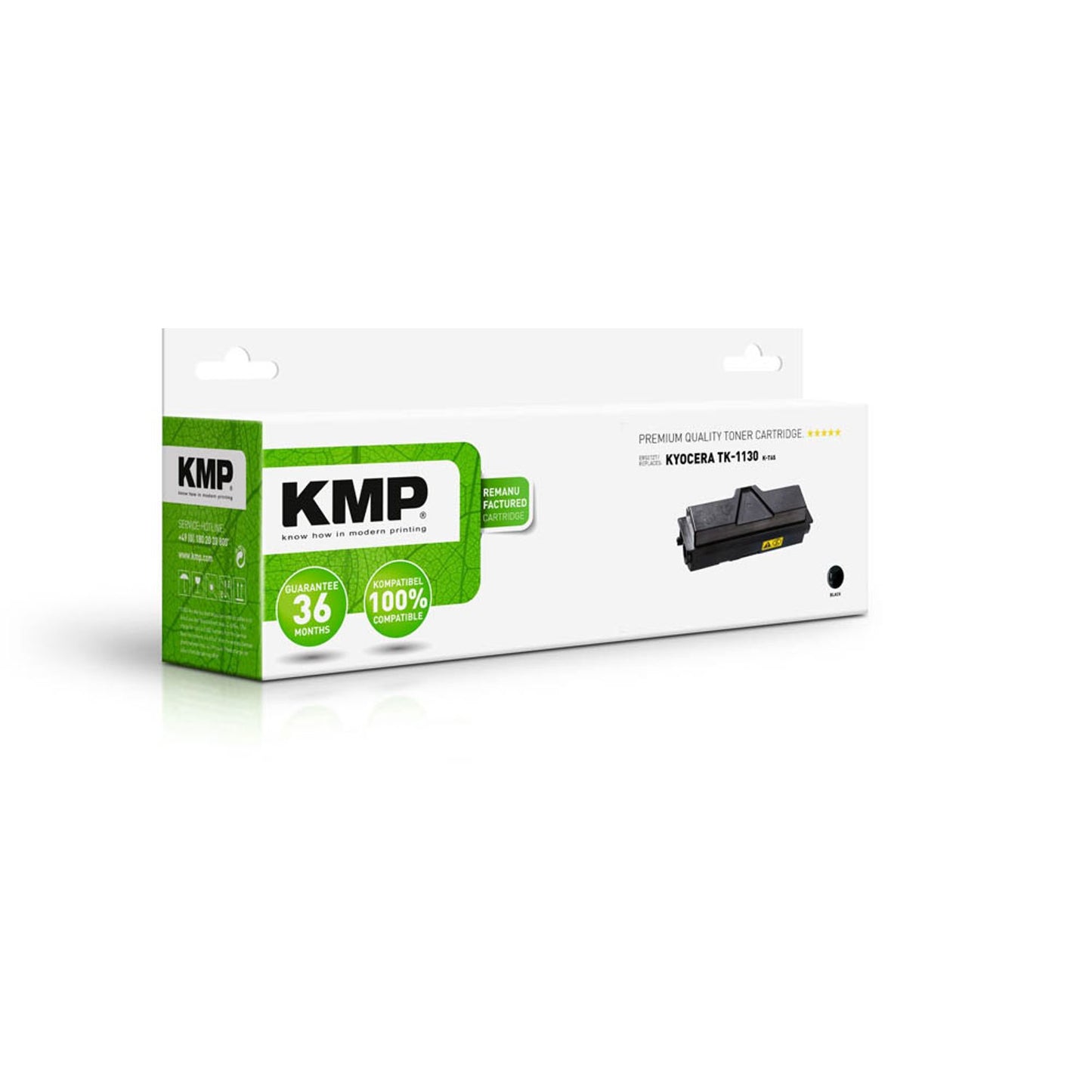 KMP H-T60 schwarz Toner kompatibel zu KYOCERA TK-1130 | 2897,0000