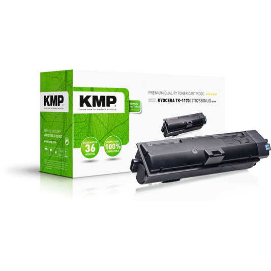KMP K-T79 schwarz Toner kompatibel zu KYOCERA TK-1170 | 2916,0000