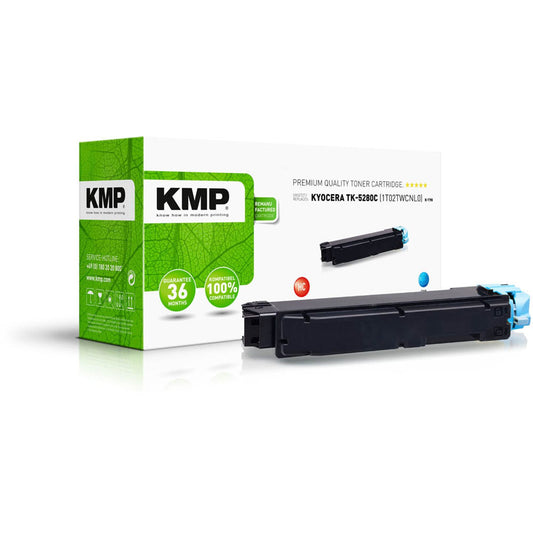 KMP K-T90 cyan Toner kompatibel zu KYOCERA TK-5280C | 2923,3003