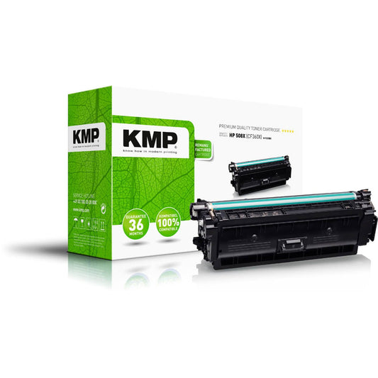 KMP H-T223BX schwarz Toner kompatibel zu HP 508X (CF360X) | 2537,3000