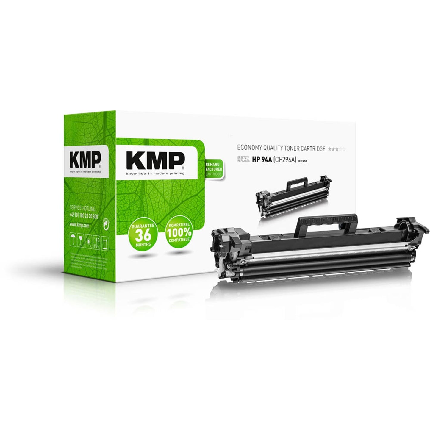 KMP H-T252 schwarz Toner kompatibel zu HP 94A (CF294A) | 2552,4000
